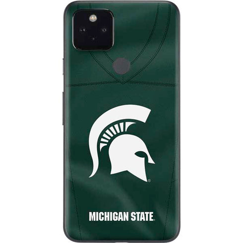 Michigan State University Green Jersey Google Pixel 5a Skin